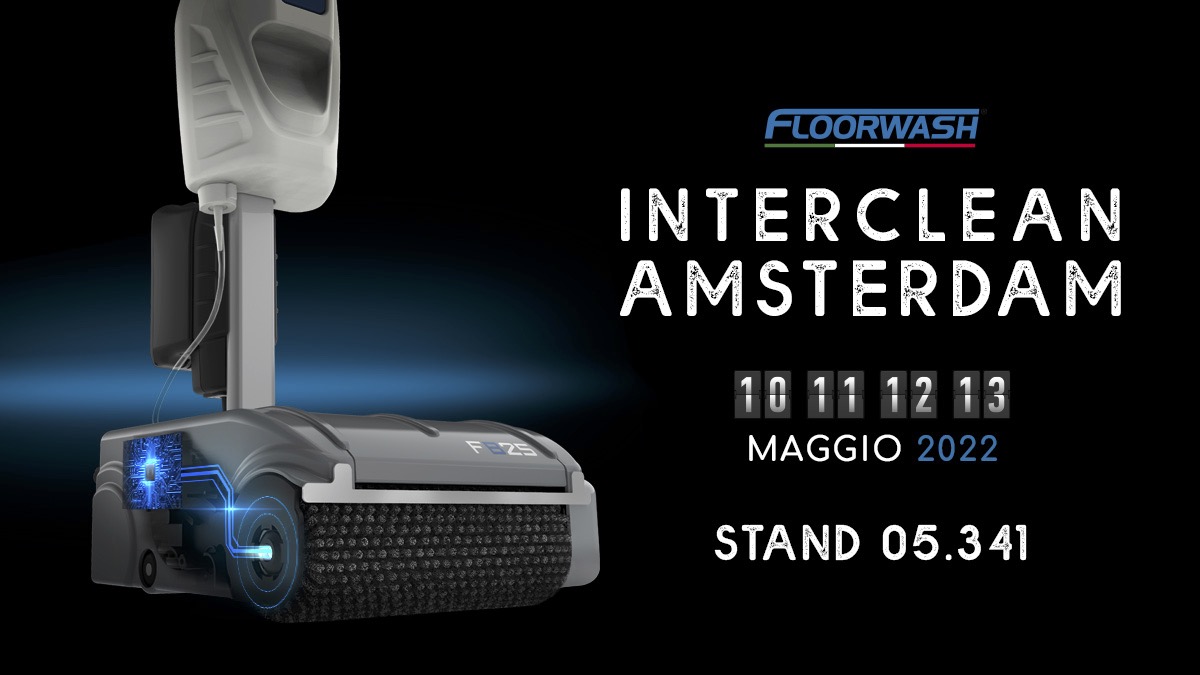 Floorwash® parteciperà INTERCLEAN AMSTERDAM 2022